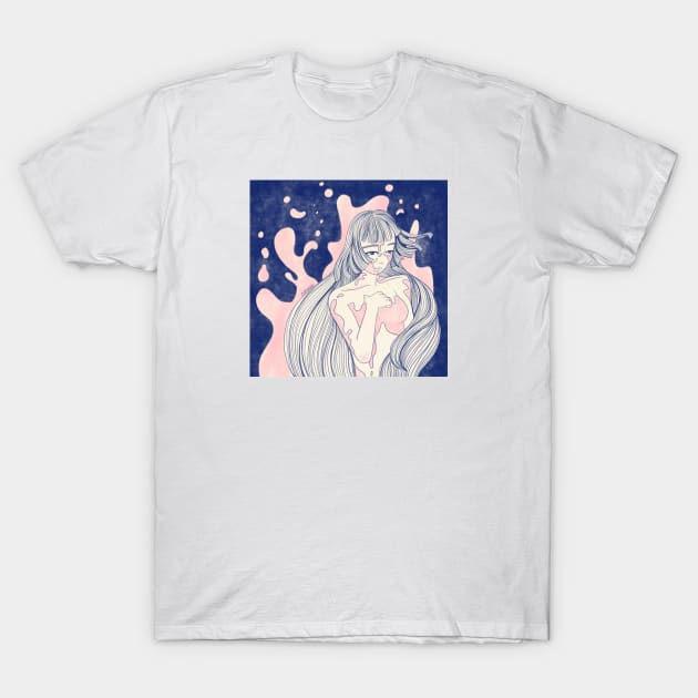 Milk Mermaid T-Shirt by ontungc